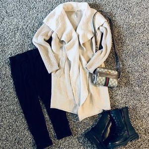 MONORENO long collared cardigan S